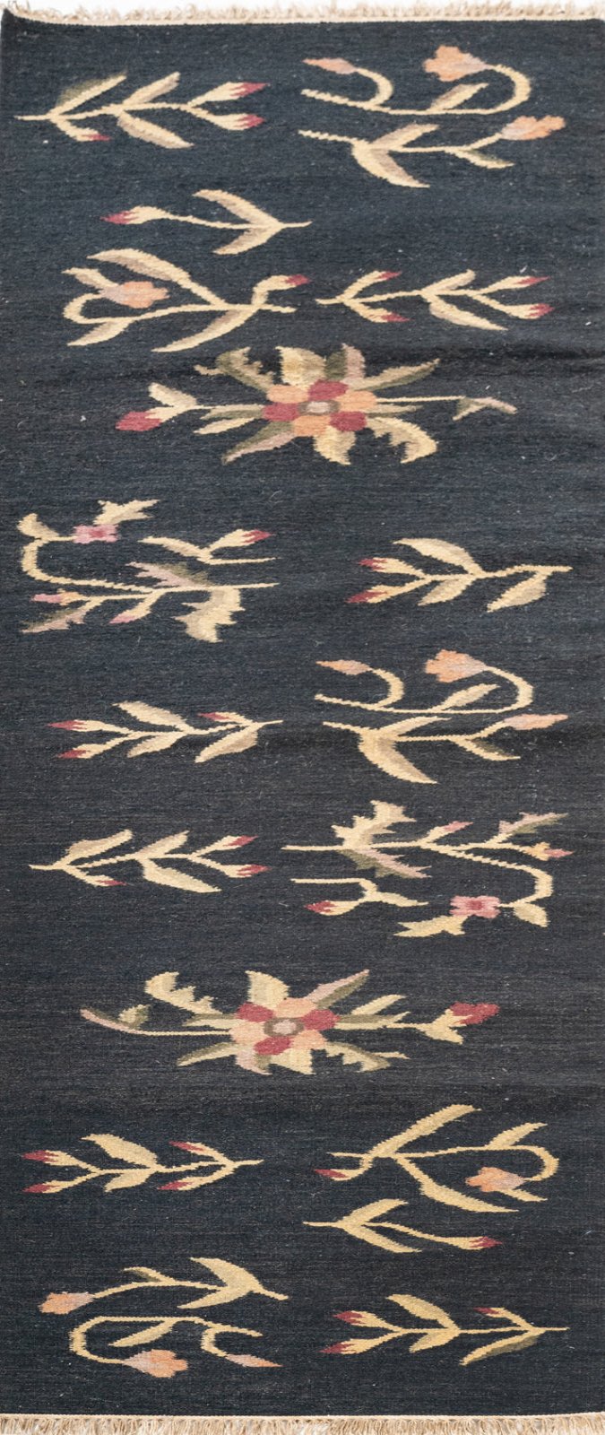 Kashgar Night Wool Runner in wool