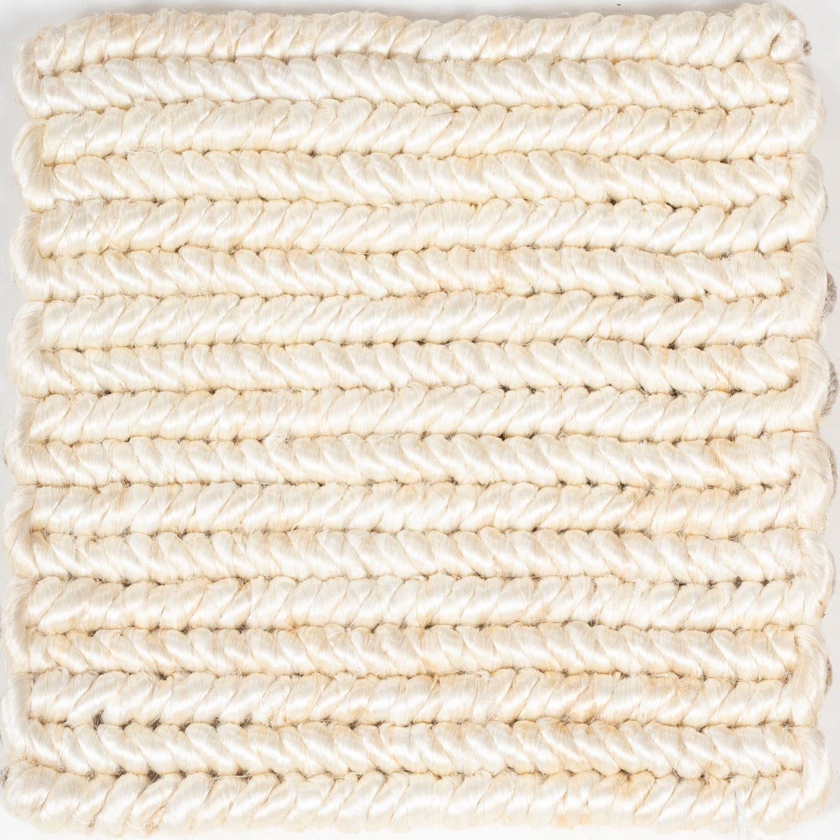 Looma : Cord mixed fibre rug in neutral tones