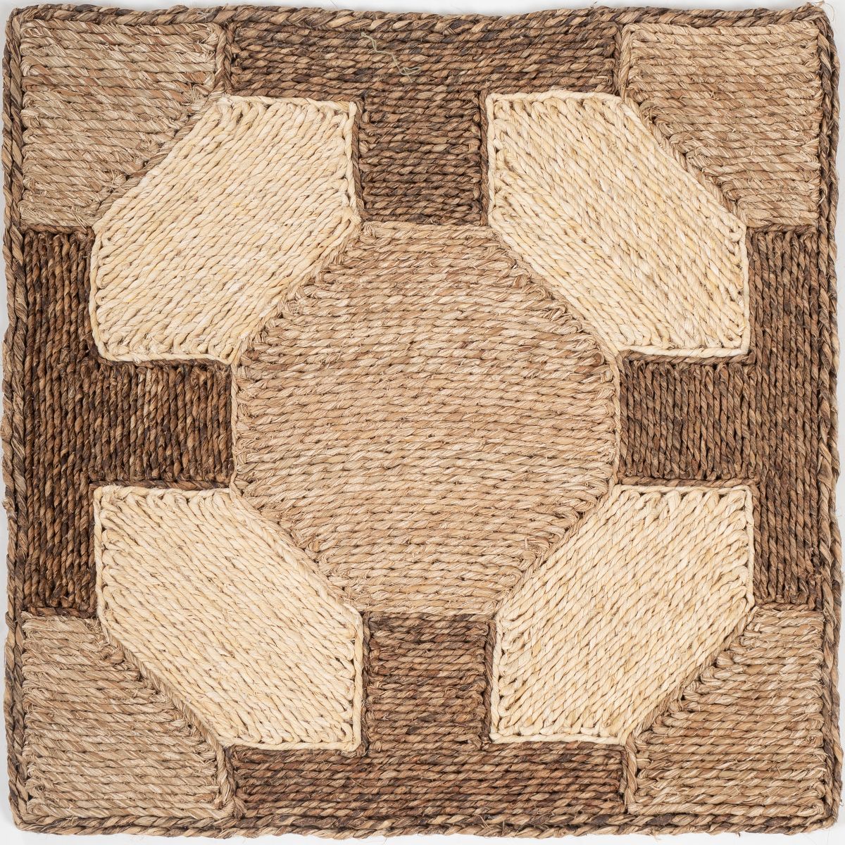 Looma : Kona mixed fibre rug in neutral tones