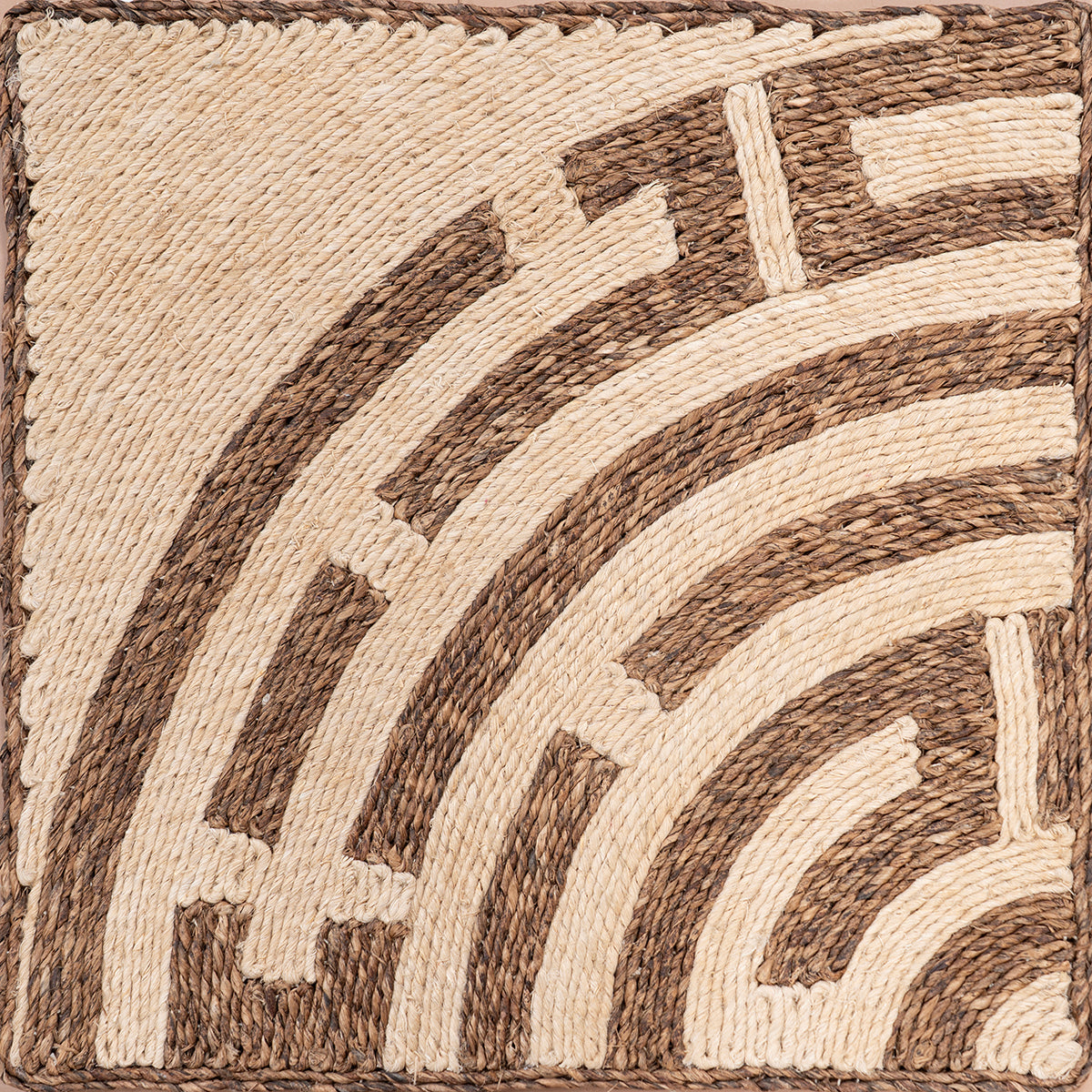 Looma : Maya mixed fibre rug product view in neutral tones