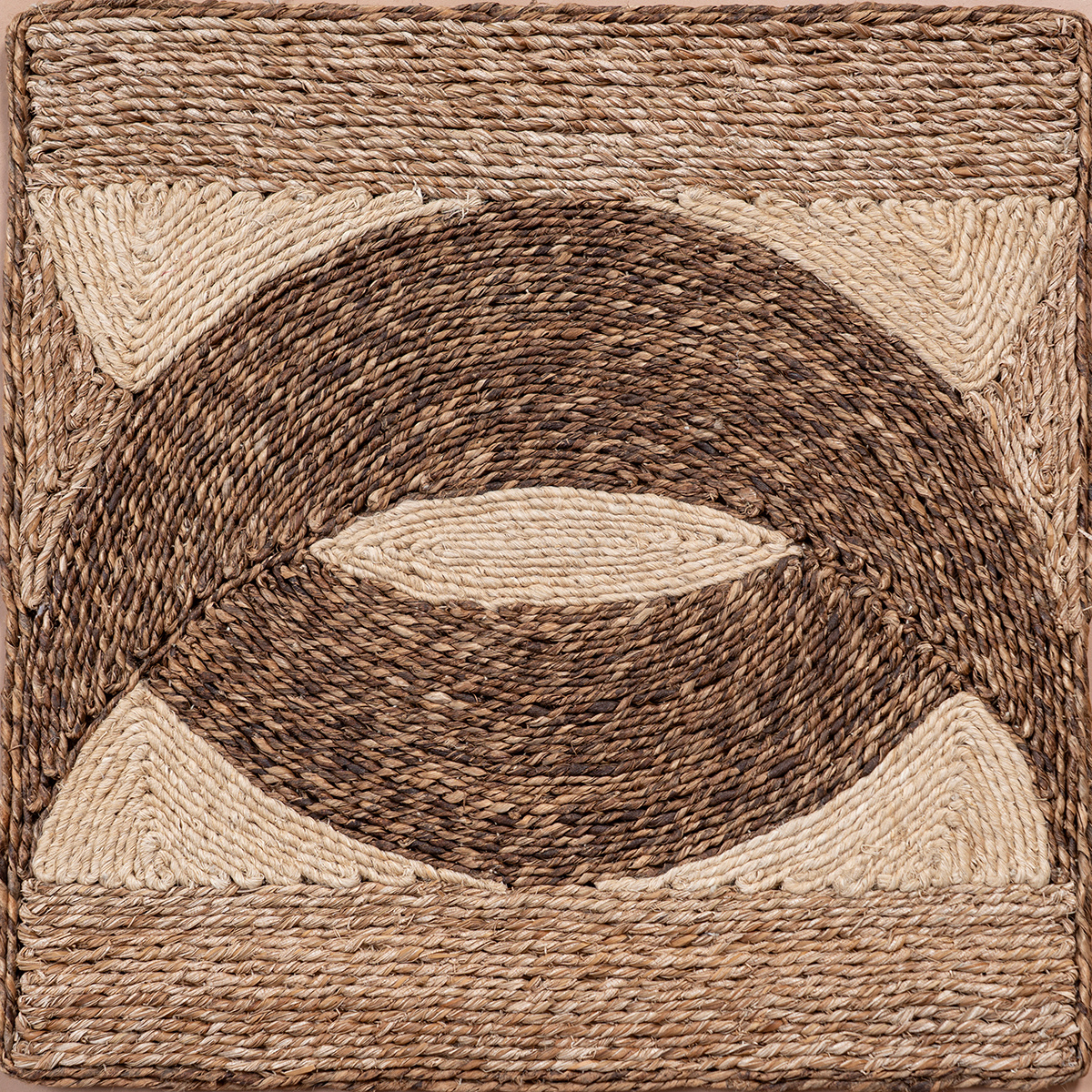 Looma : Netra mixed fibre rug product view in neutral tones