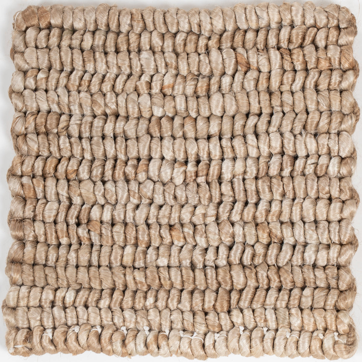 Looma : Pebble mixed fibre rug in neutral tones