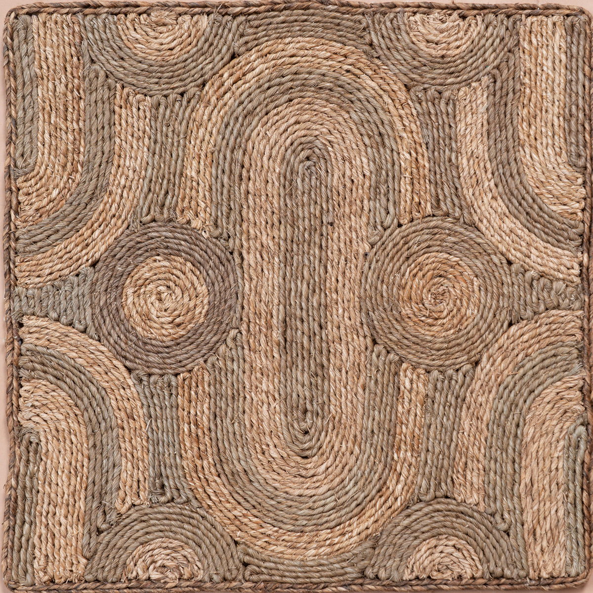 Looma : Sangam mixed fibre rug product view in neutral tones