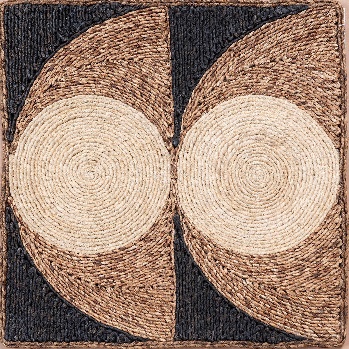 Looma : Soma mixed fibre rug product view in neutral tones