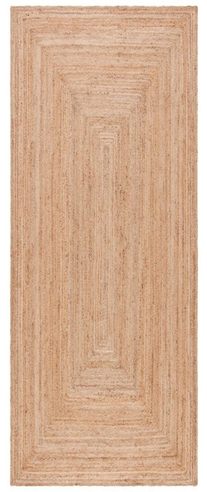 Lusaka Natural Jute Braided Runner in jute