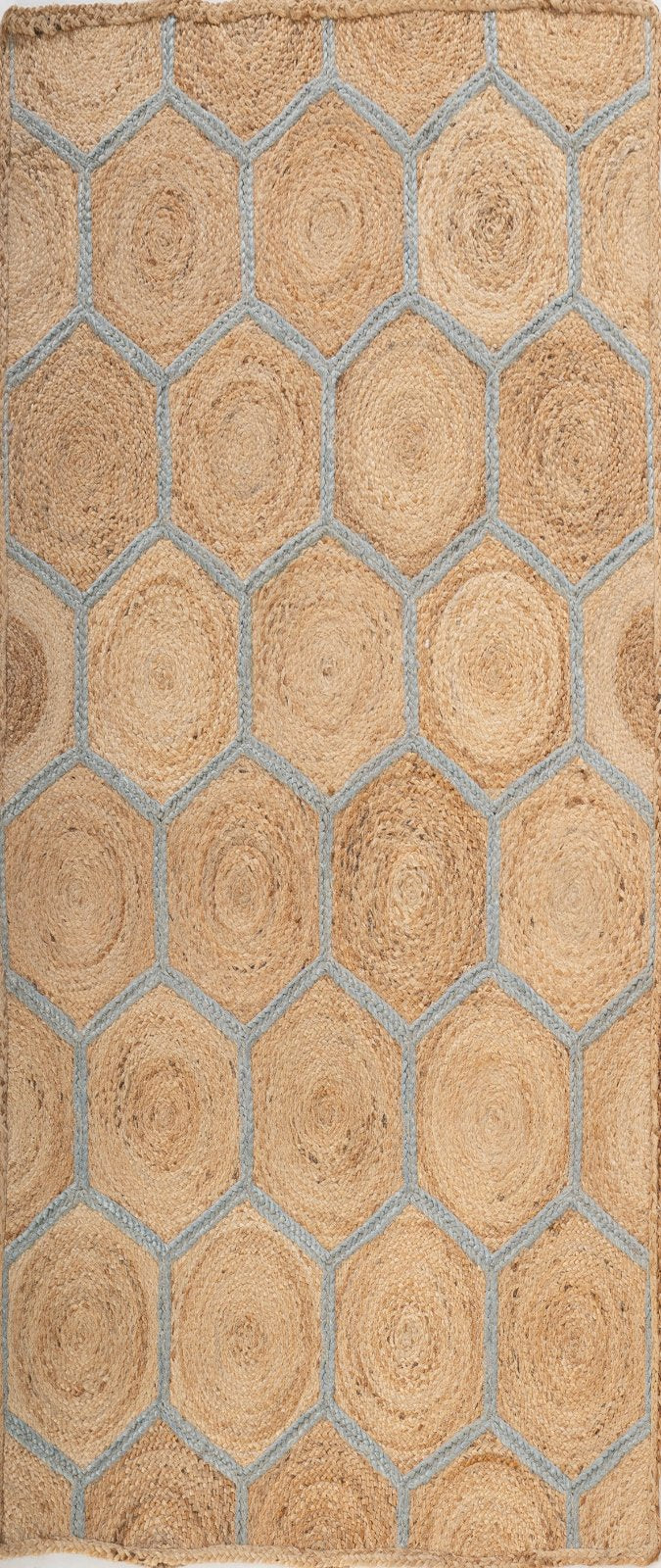 Malabo Jute Braided Runner in jute