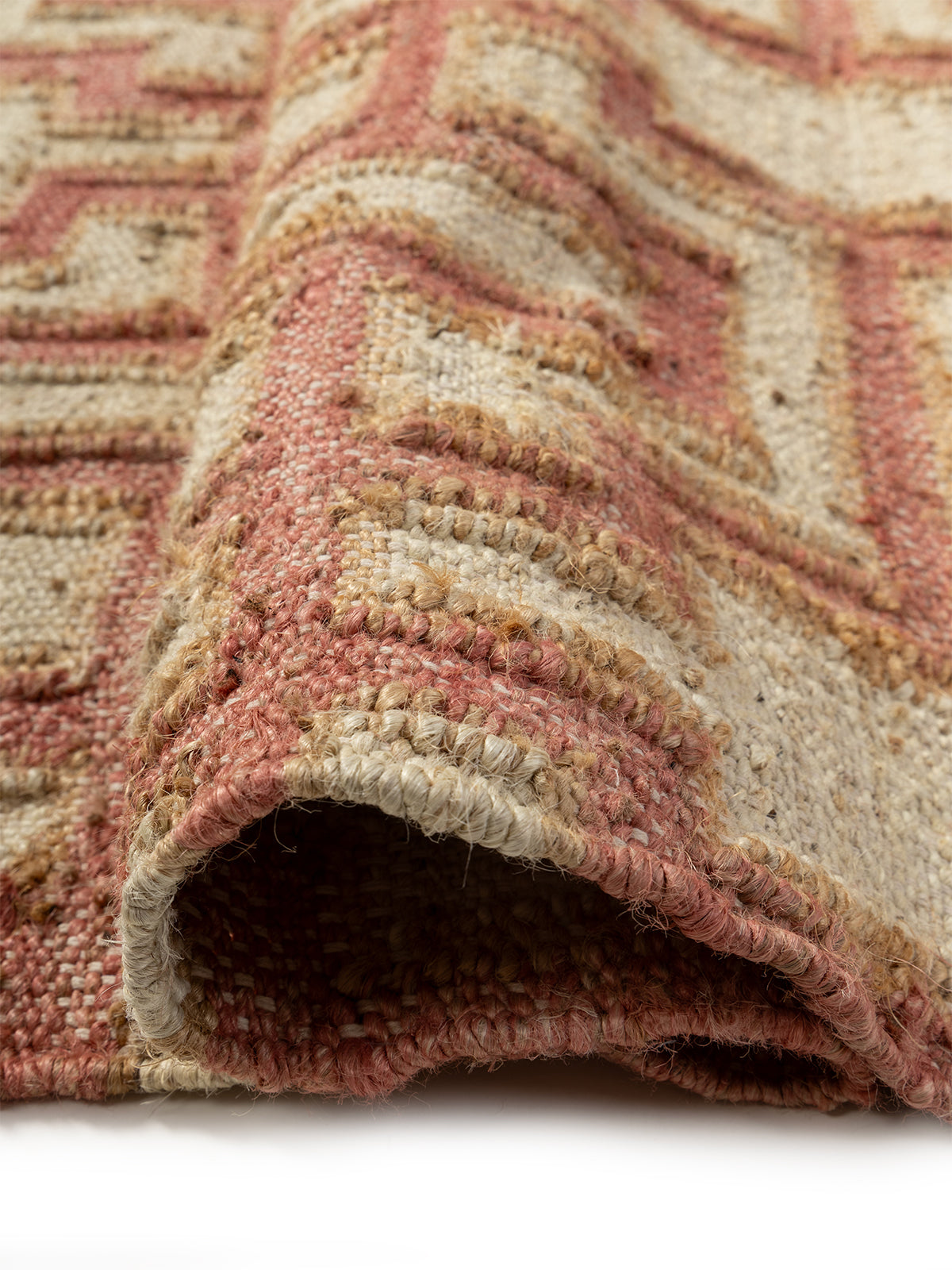 Maze Dance Jute Rug - additional product view showing the jute rug