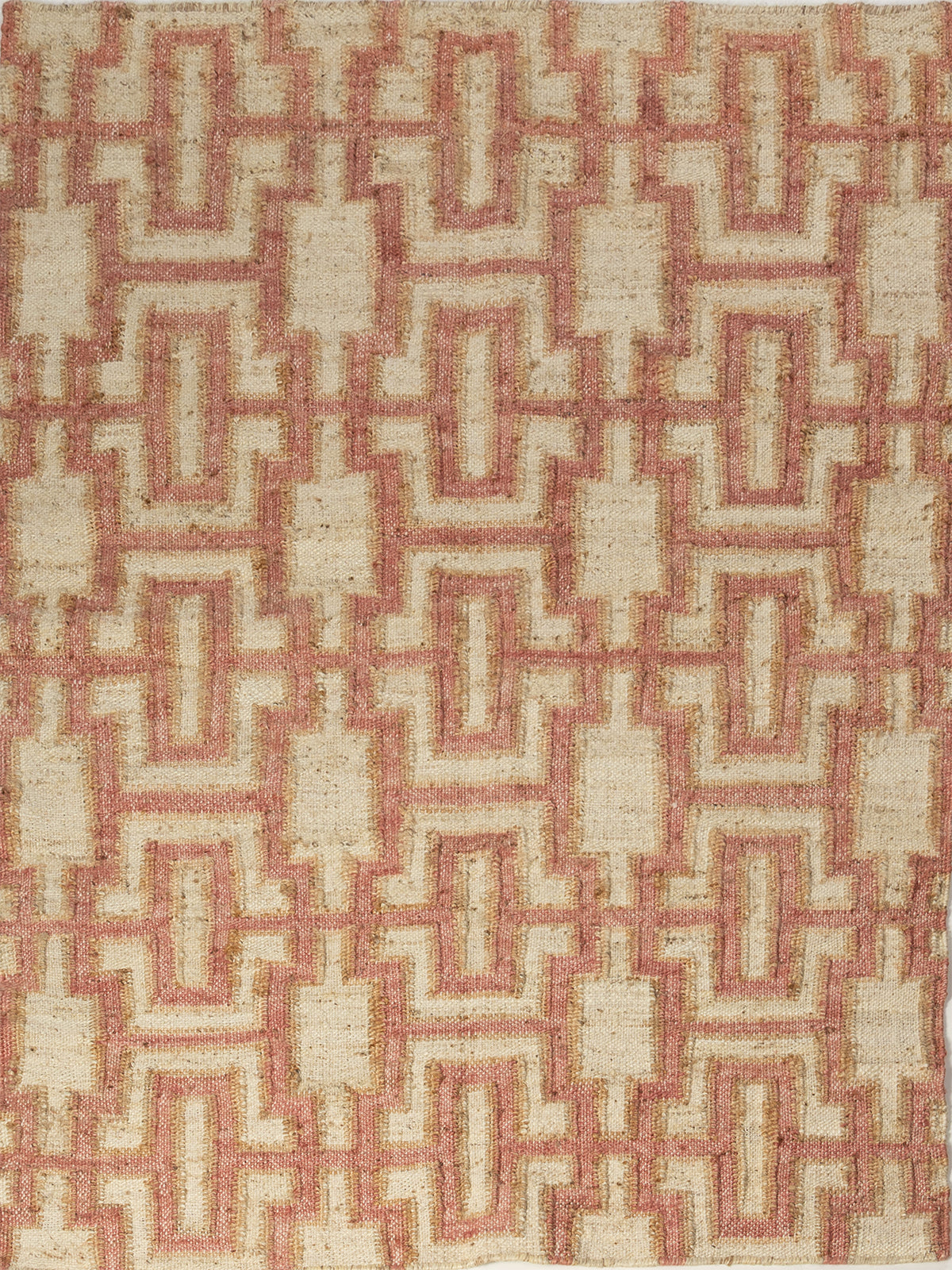 Maze Dance Jute Rug jute rug in neutral tones