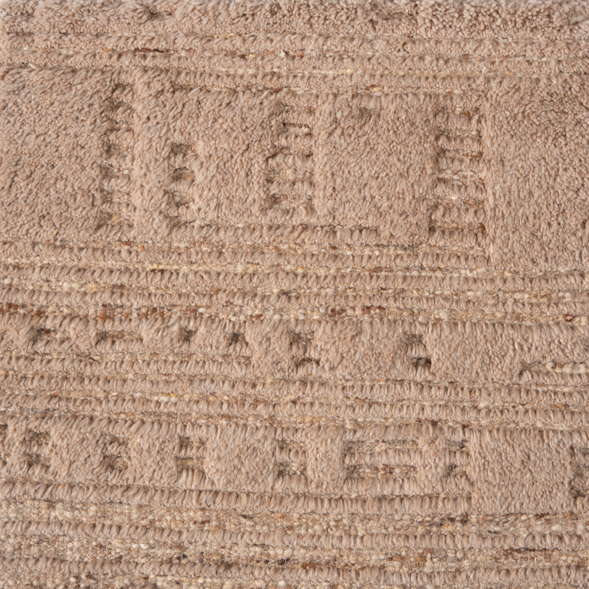 Mehran : Dune Script wool rug in neutral tones