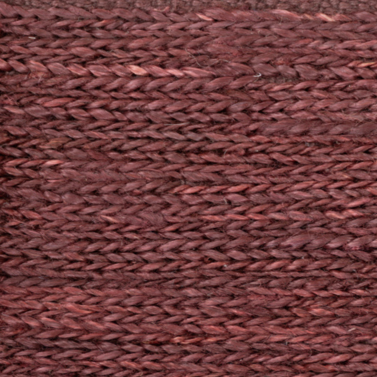 Mez Weaves - Mellow Merlot close-up weave detail showing the jute surface