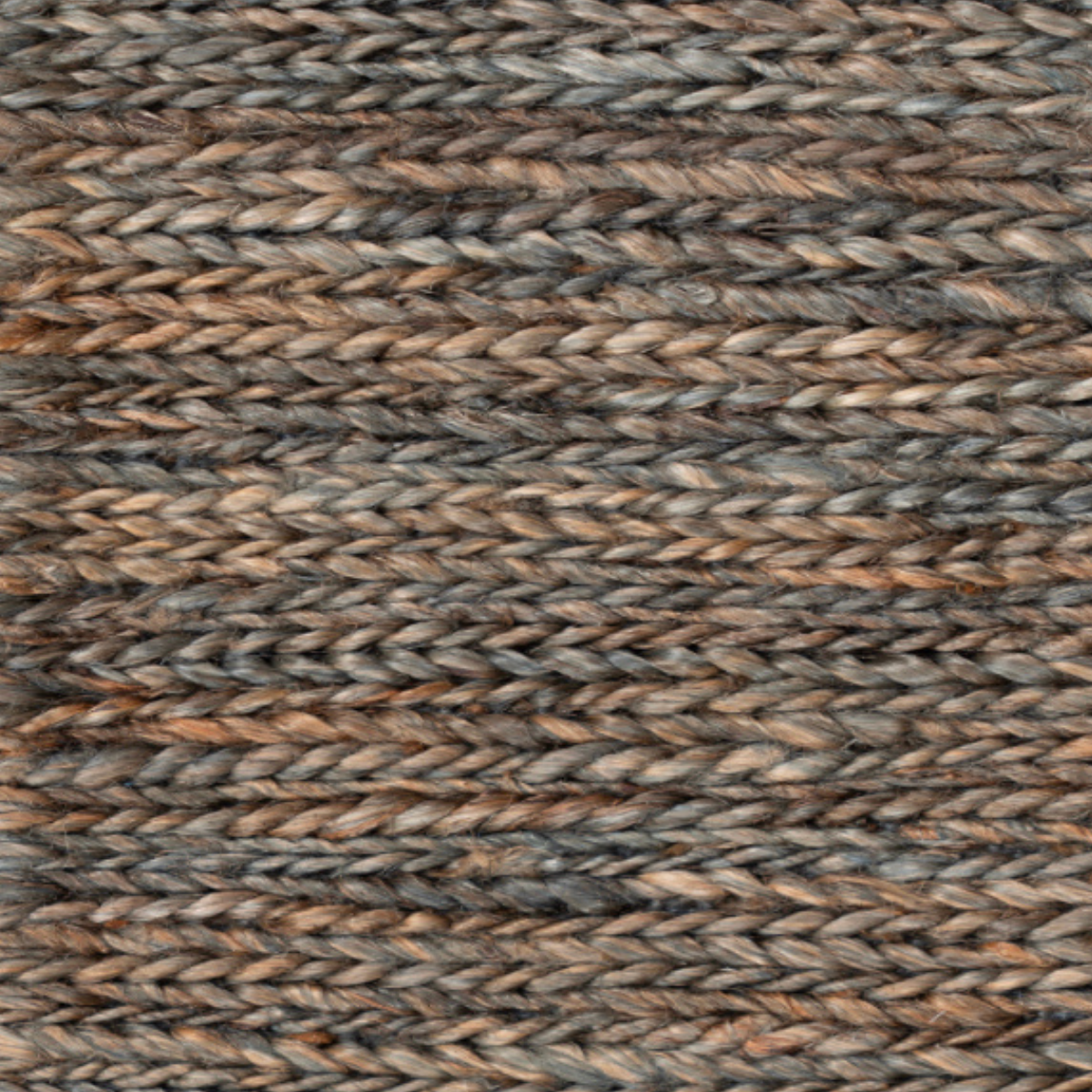 Mez Weaves - Storm Cloud close-up weave detail showing the jute surface
