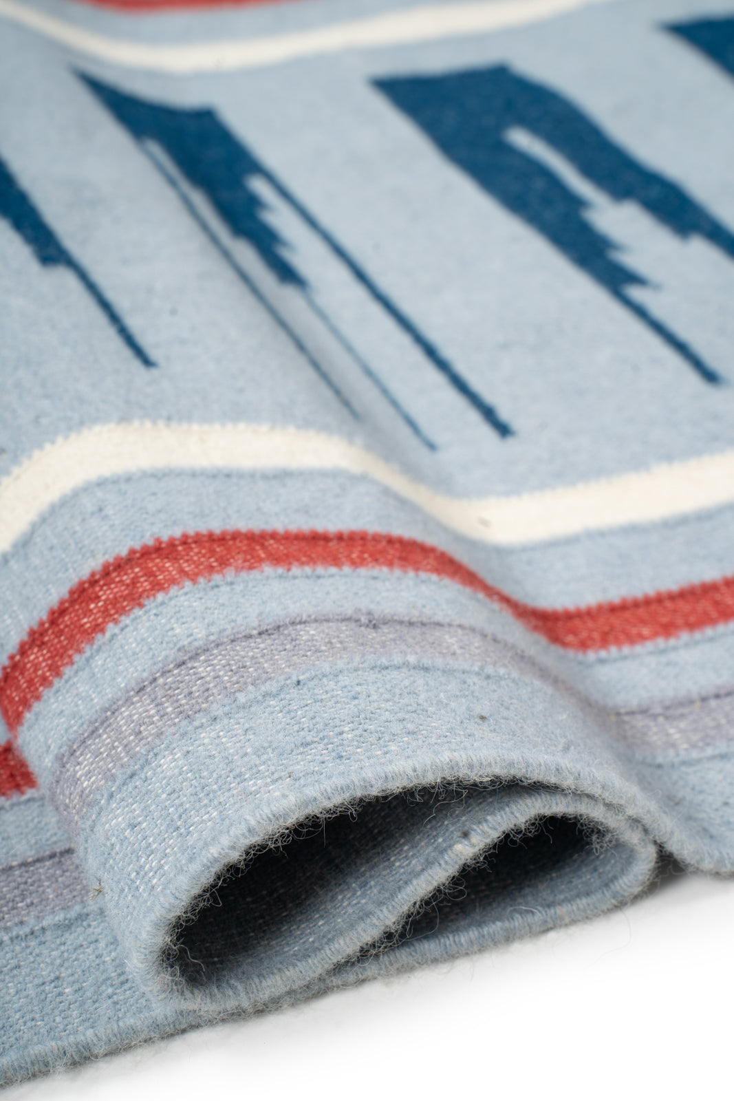Midnight Skyline - additional product view showing the wool rug