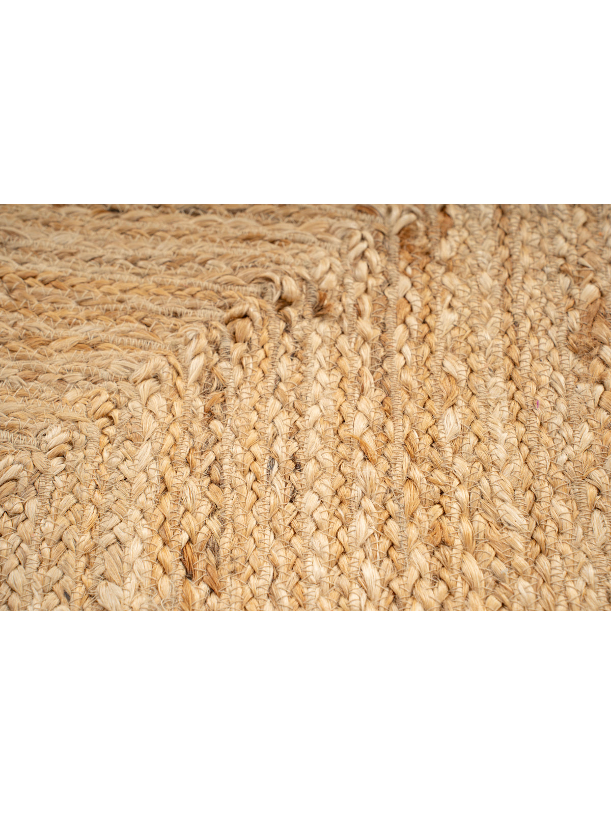 Mwanza scalloped jute rug- natural - additional product view showing the jute rug