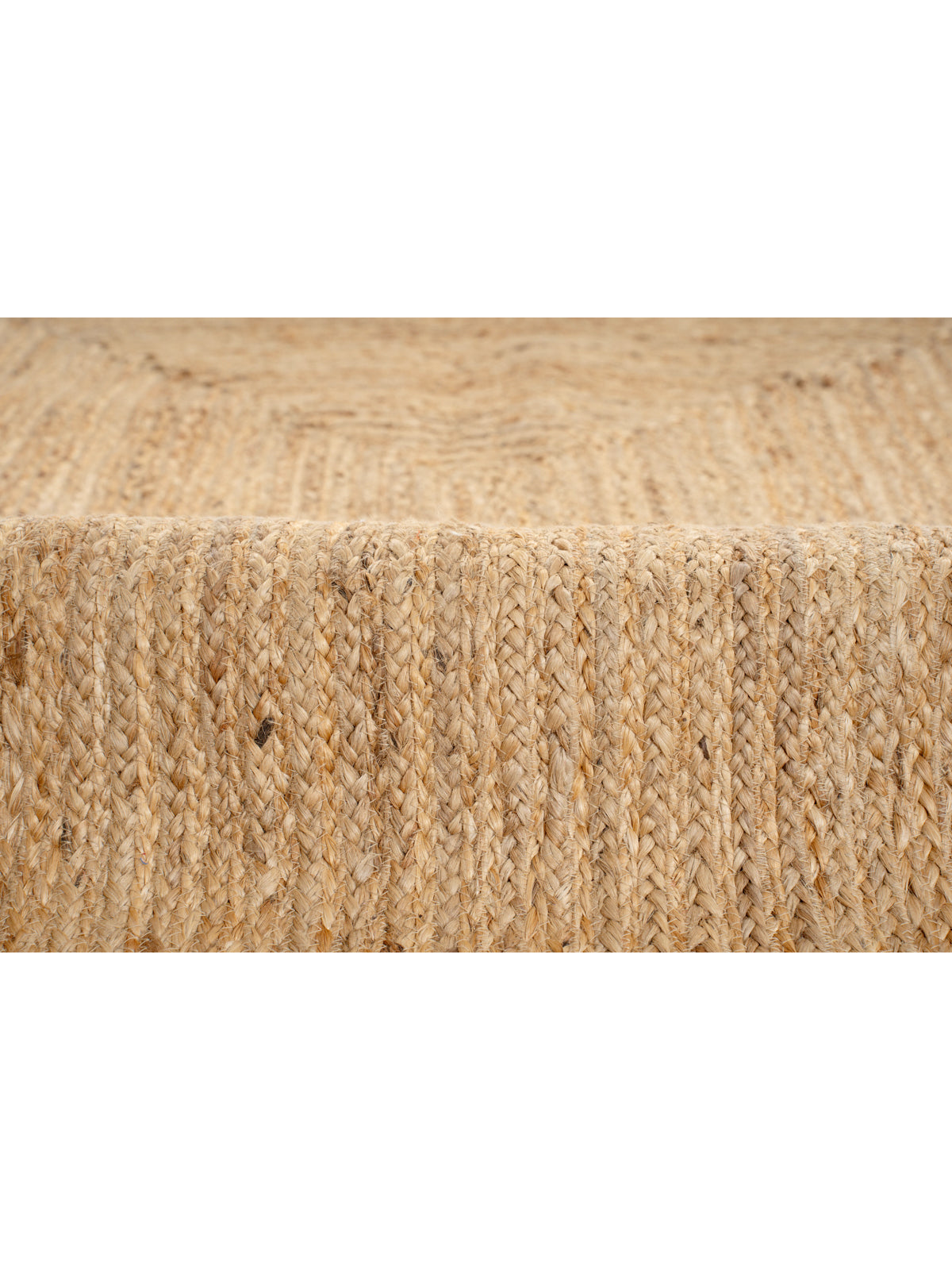 Mwanza scalloped jute rug- natural - additional product view showing the jute rug