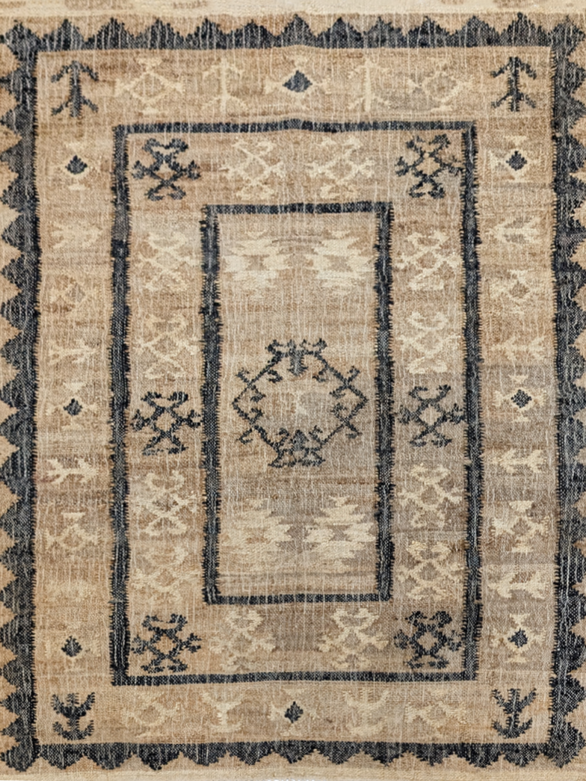 Nomadic Legacy Flatweave Rug cotton rug in brown tones