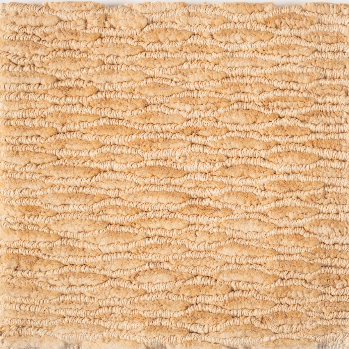 Nomad's Trace : Wayfarer jute rug in brown tones, overhead view