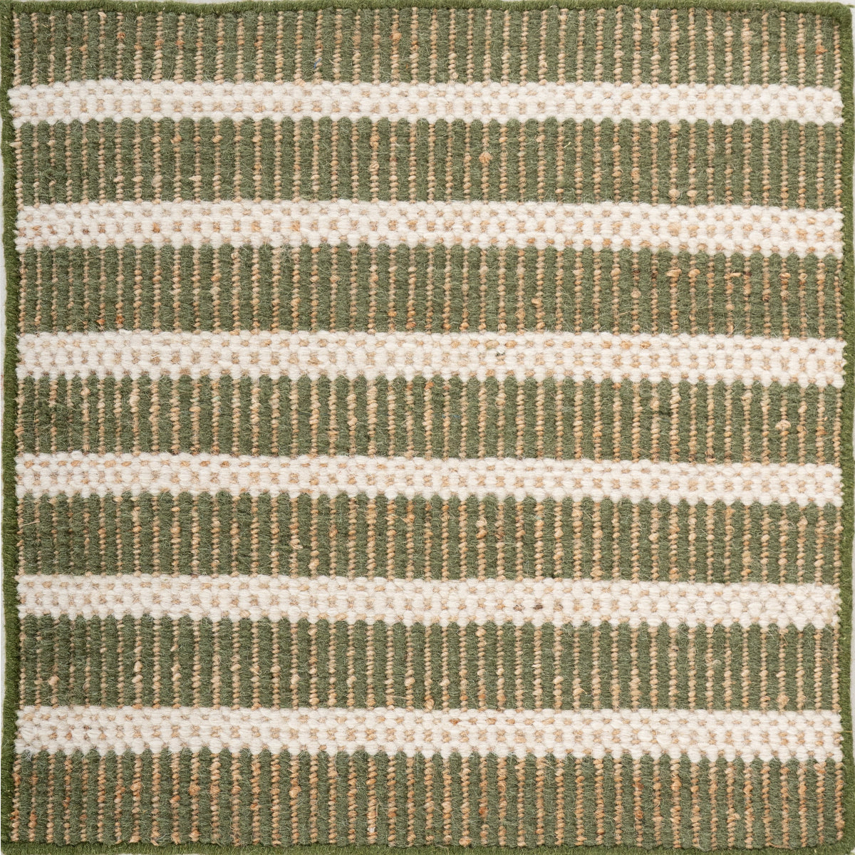 Olive Grove Wool Rug wool rug in green tones