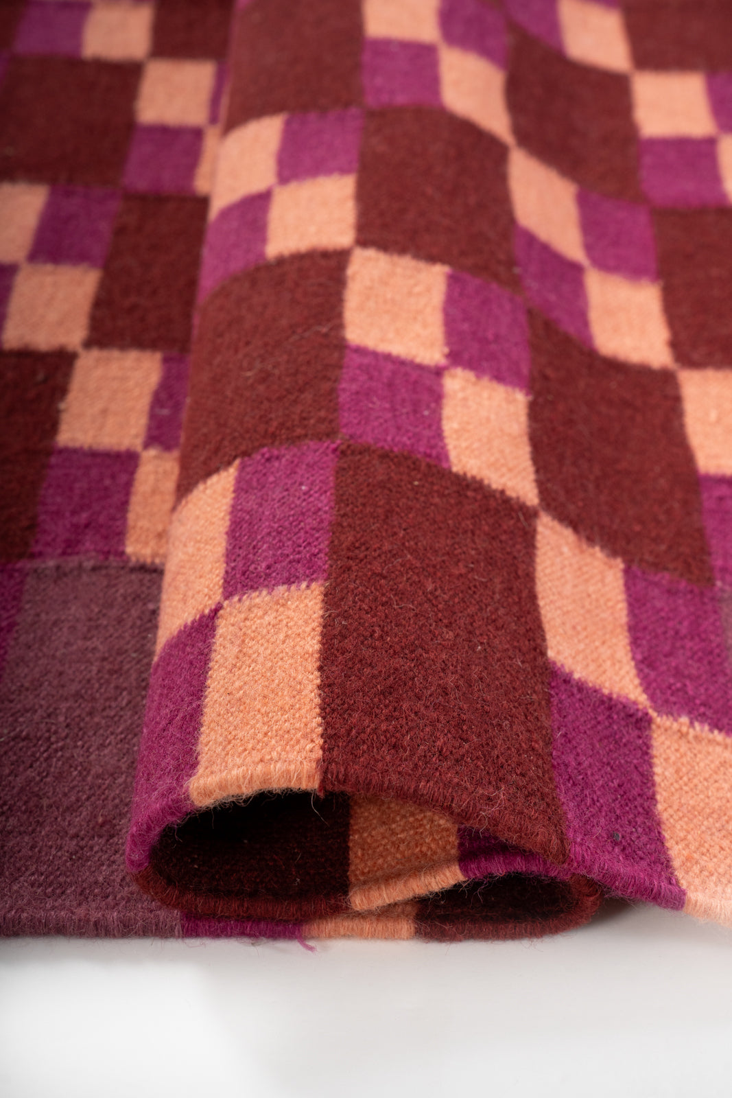 Pali Mosaic Rug - additional product view showing the wool rug