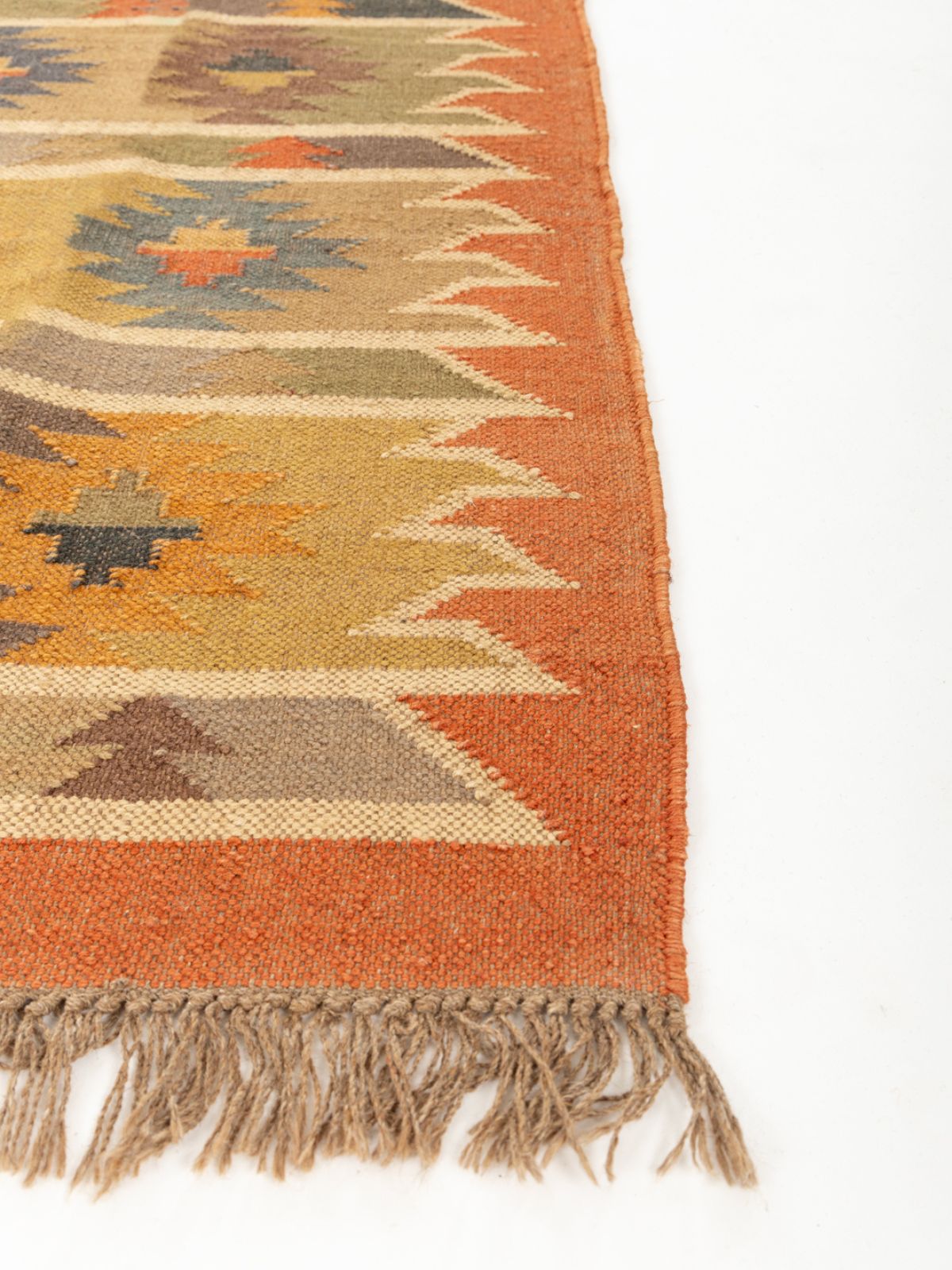 Prism Pinnacle Kilim Rug - additional product view showing the cotton rug