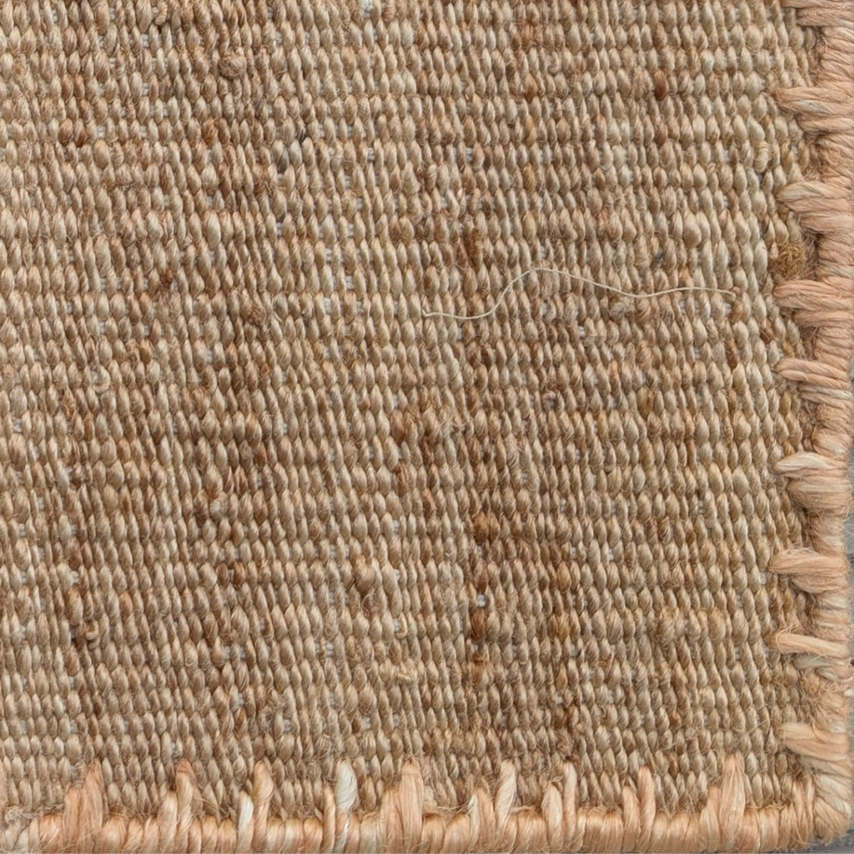 Raaga : Tara close-up showing the jute weave and surface texture