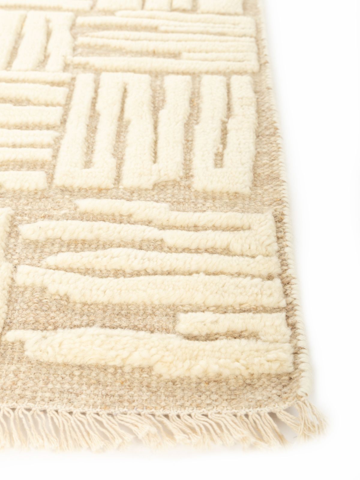 Rocky Ravine Hand-Knotted Rug - additional product view showing the wool rug