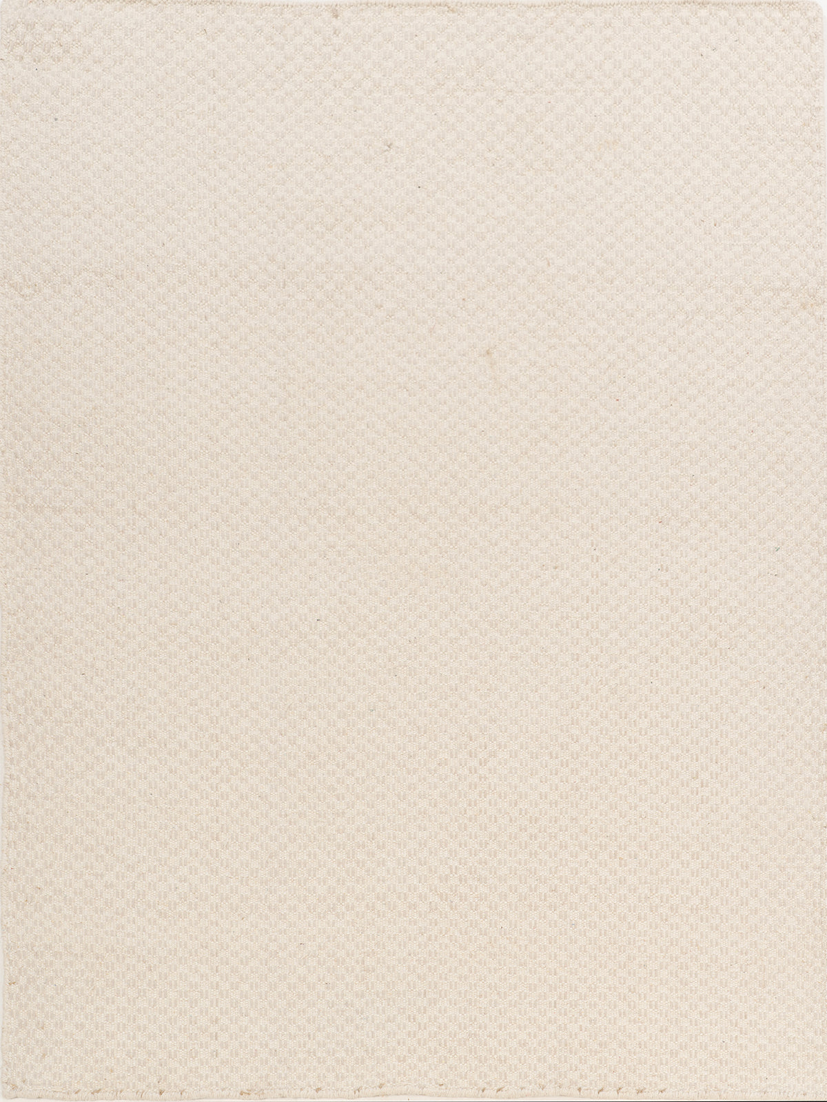 Rustic Diamond Check Wool Rug wool rug in brown tones