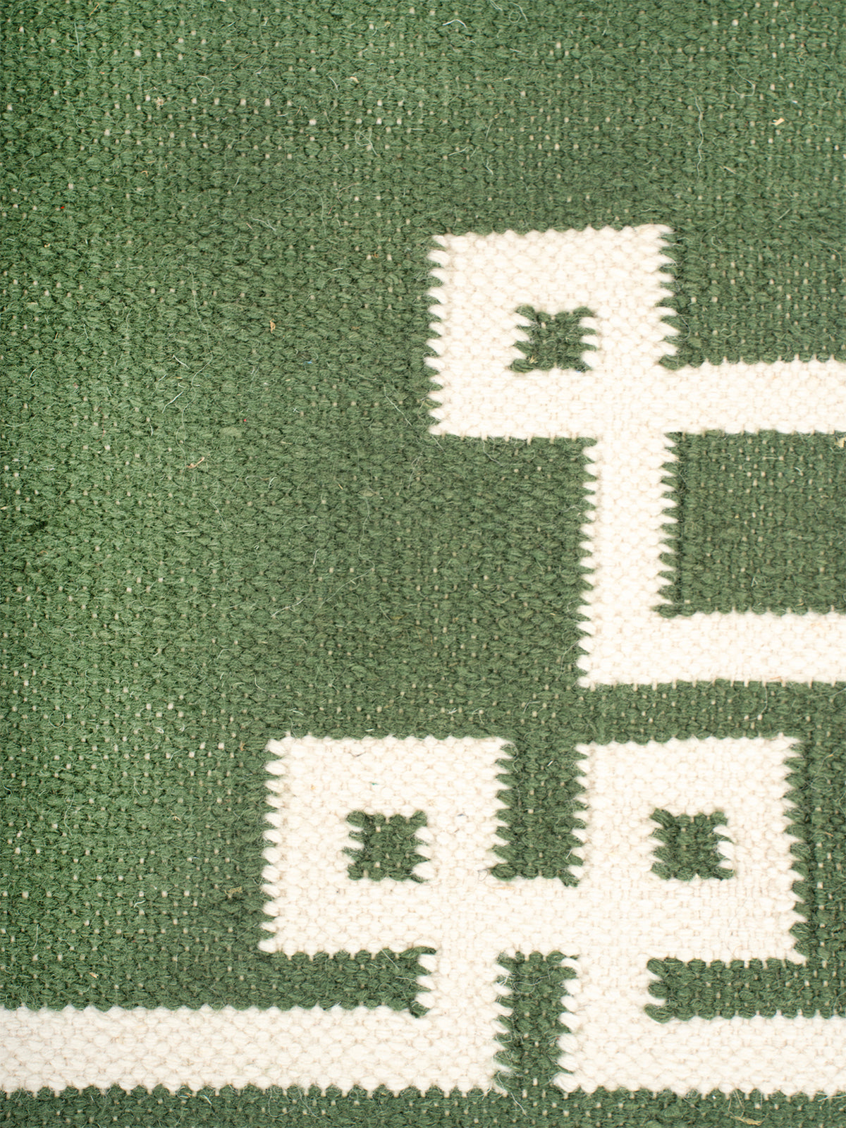 Sage Cornerstone Rug - additional product view showing the wool rug