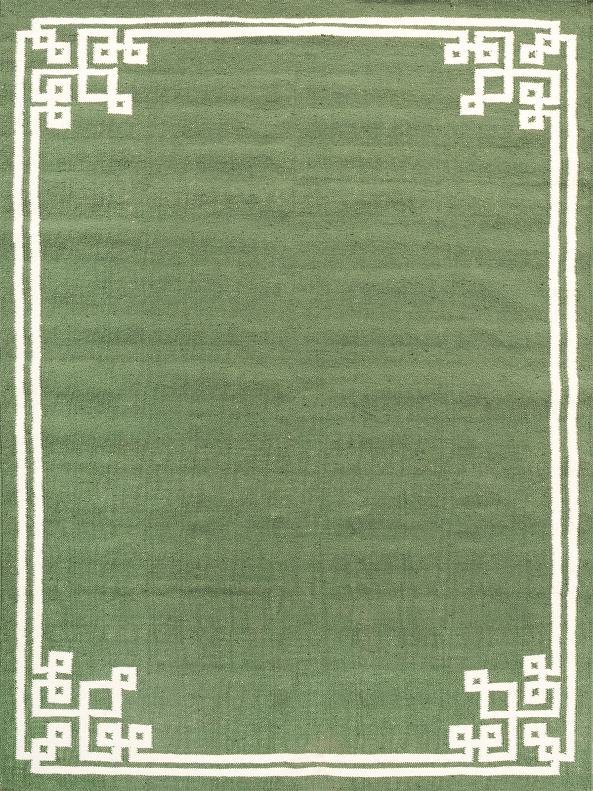 Sage Cornerstone Rug wool rug in green tones