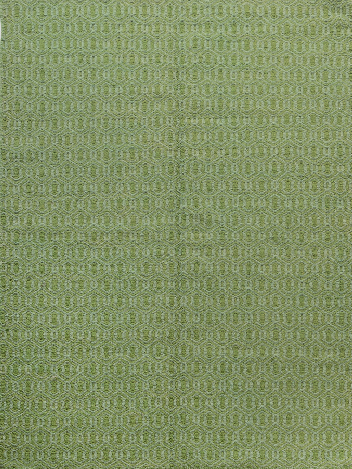 Sagefield Flatweave wool rug in green tones