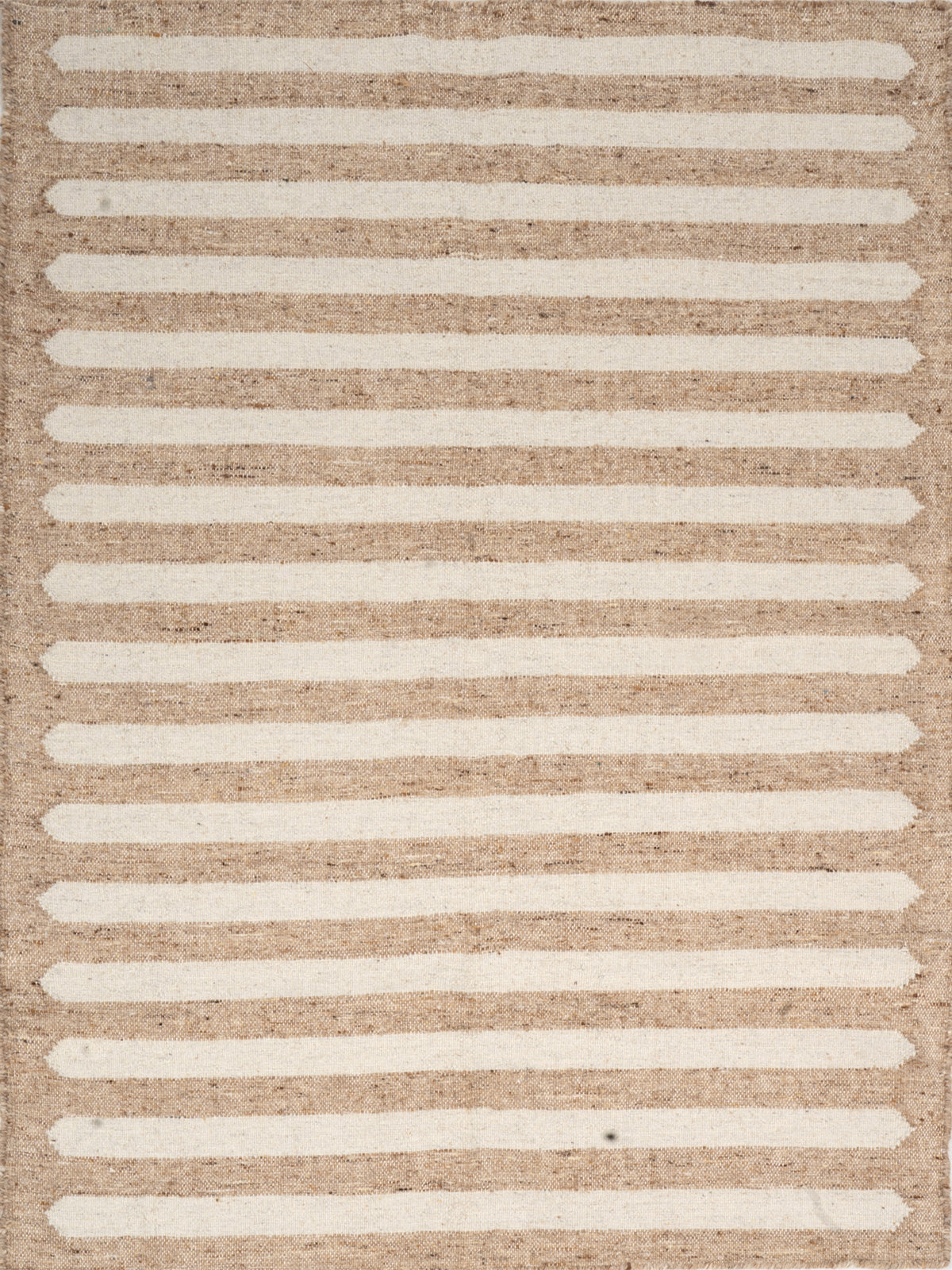Savannah Horizon Wool Rug wool rug in brown tones
