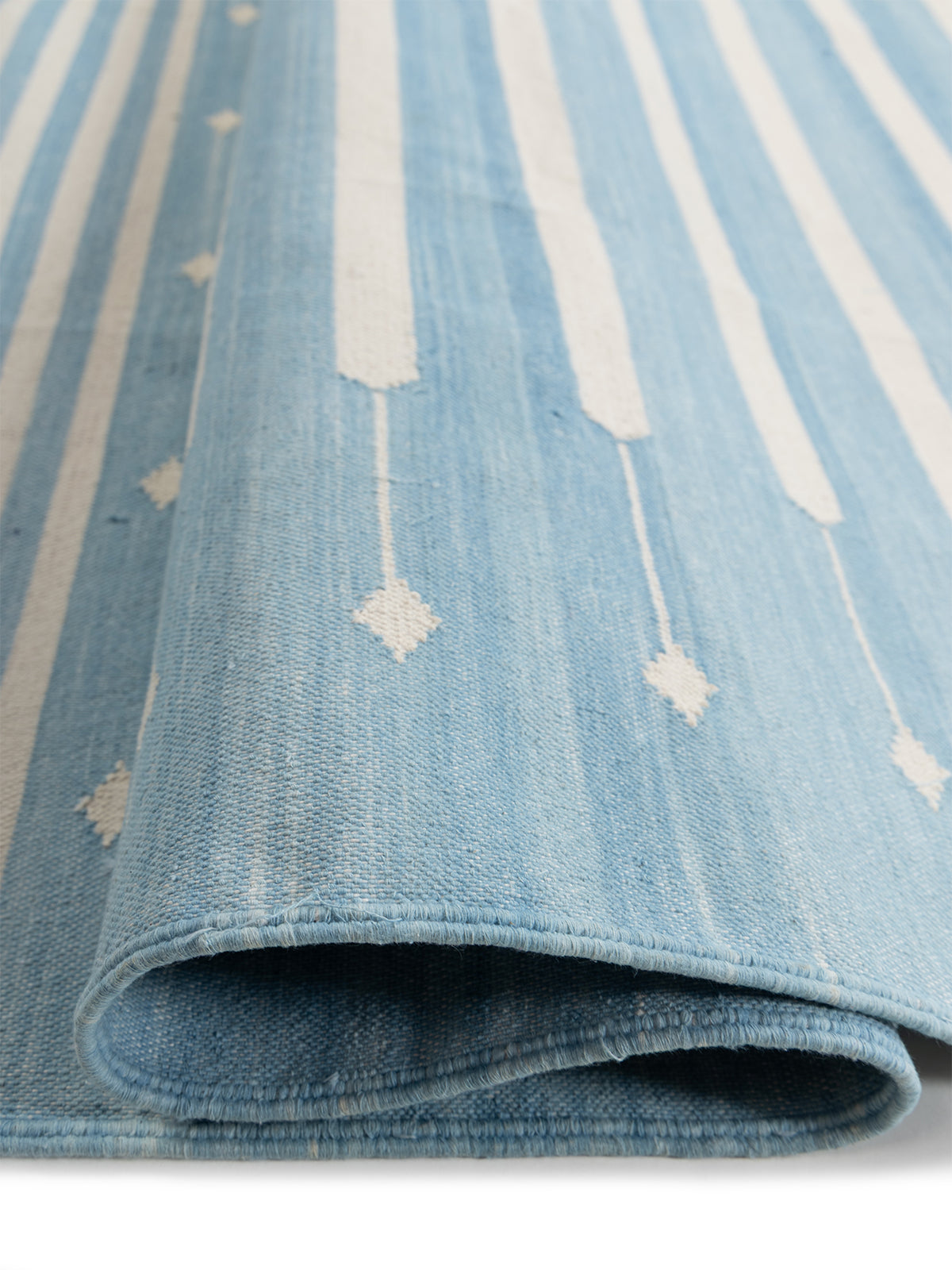 Sky Drift Rug - additional product view showing the cotton rug