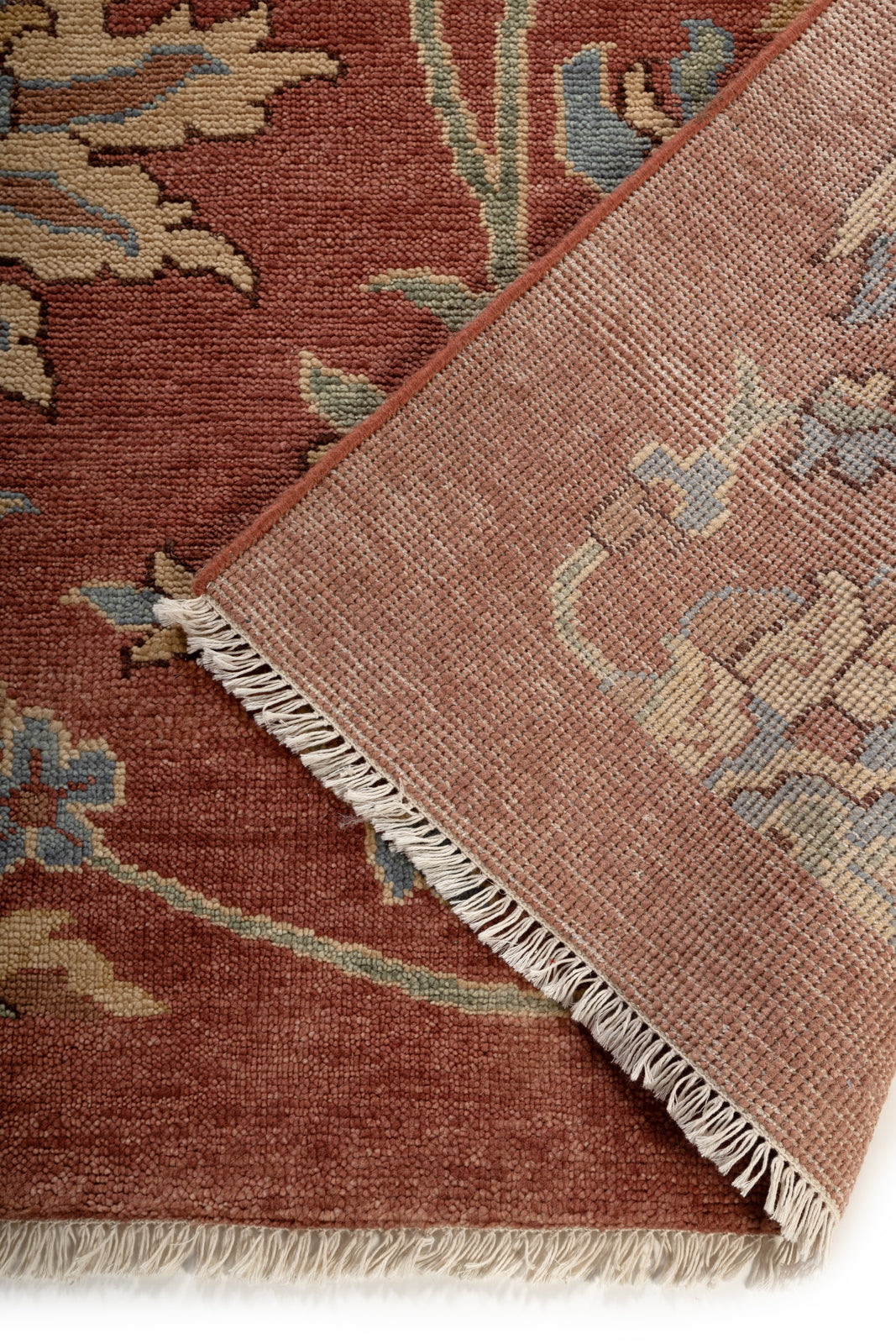 Sultan's Grace Rug detail of the traditional motif in wool