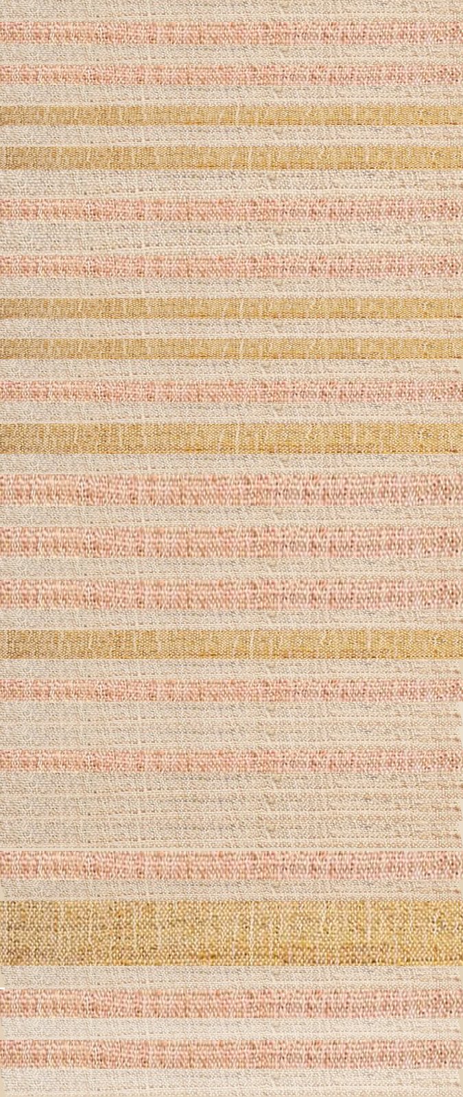 Sunset Stripes Handwoven Jute Runner in jute