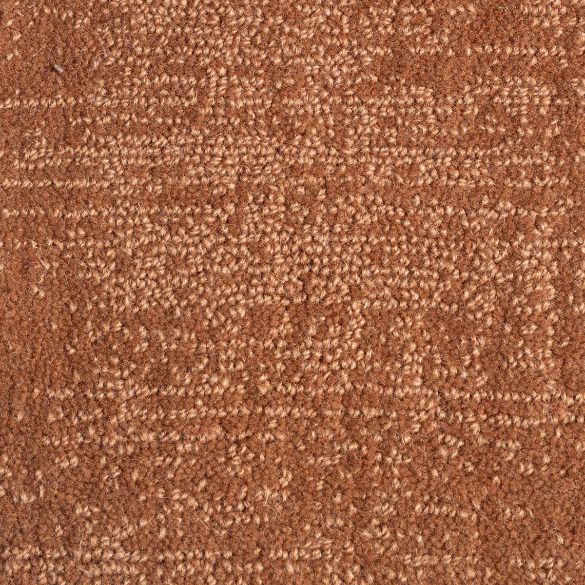 Tactile Edit : Burnt Orange close-up showing the wool weave and striped pattern