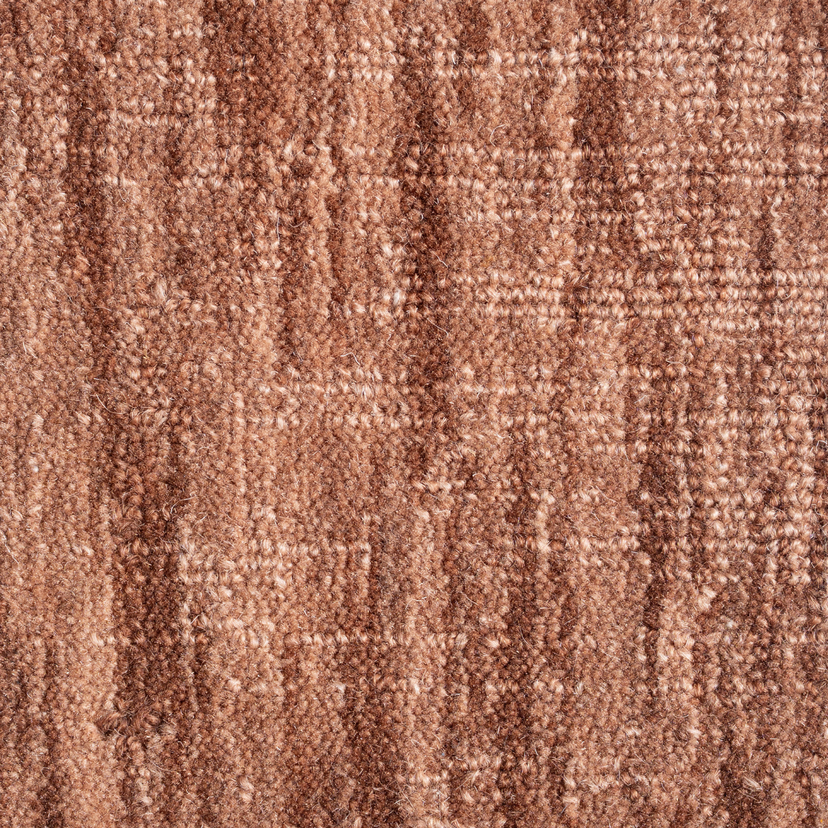 Tactile Edit : Warm Cedar close-up showing the wool weave and striped pattern