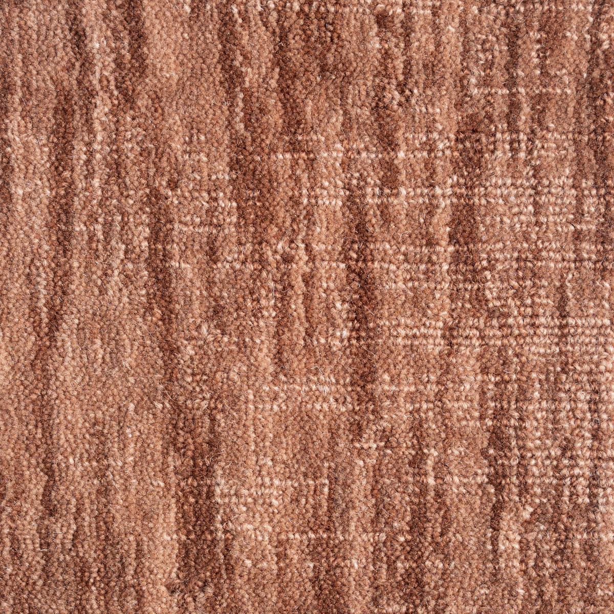 Tactile Edit : Warm Cedar wool rug in brown tones