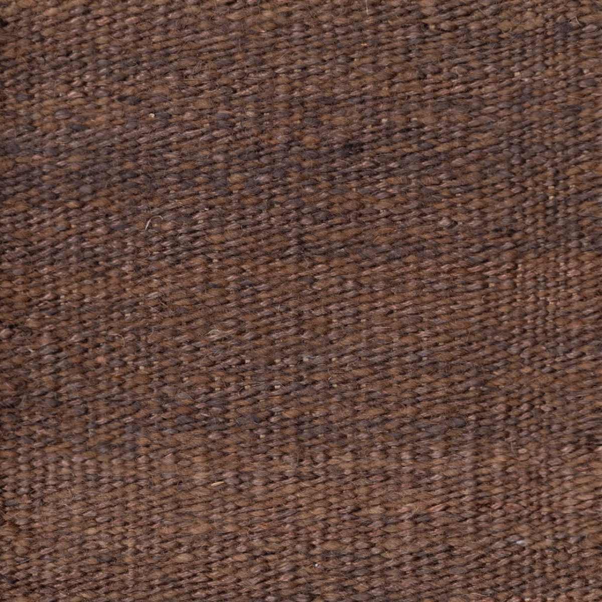 Terrain : Ironwood jute rug in brown tones, overhead view