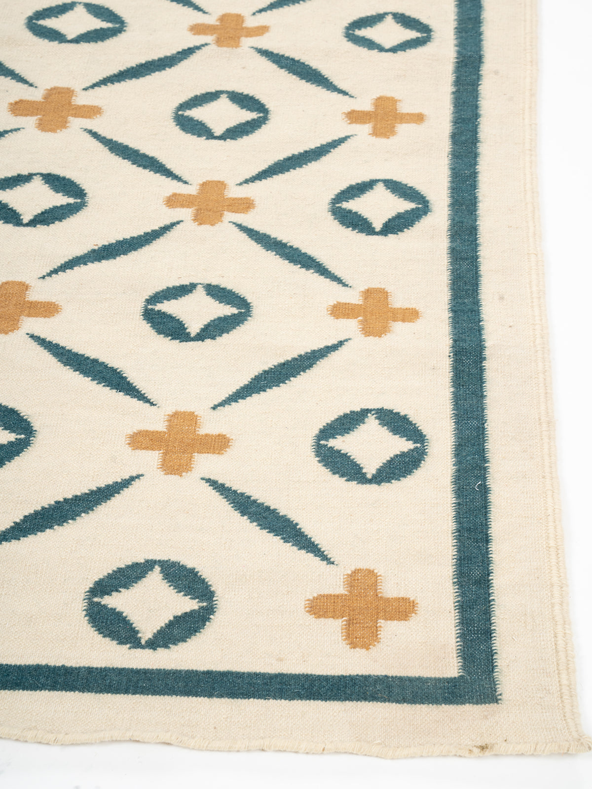 Terrana Wool Rug-Beige - additional product view showing the wool rug