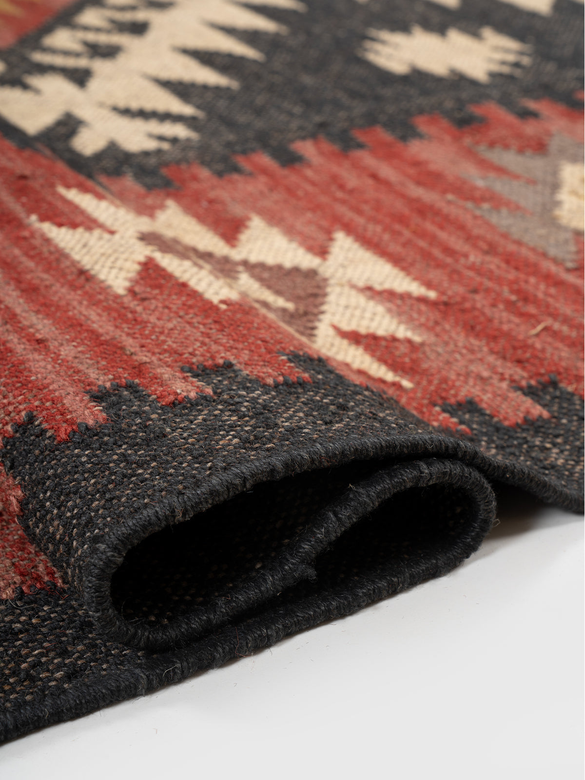 The Ancestral Column Rug - additional product view showing the wool rug