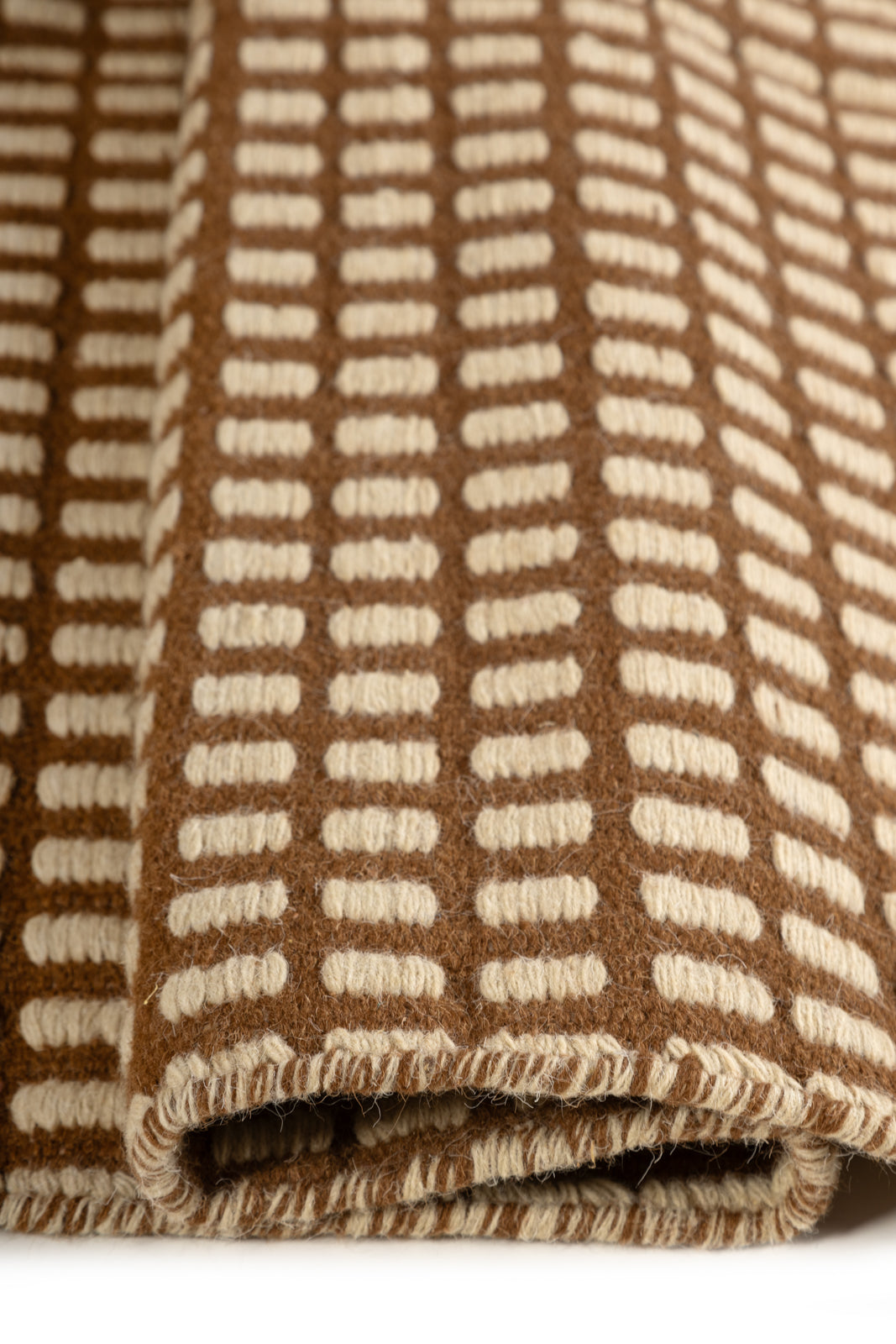The Artisan Waffle - additional product view showing the wool rug