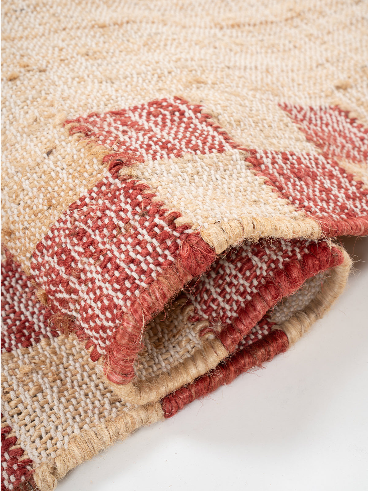 The Berry Patch Runner - cotton runner laid in a hallway view