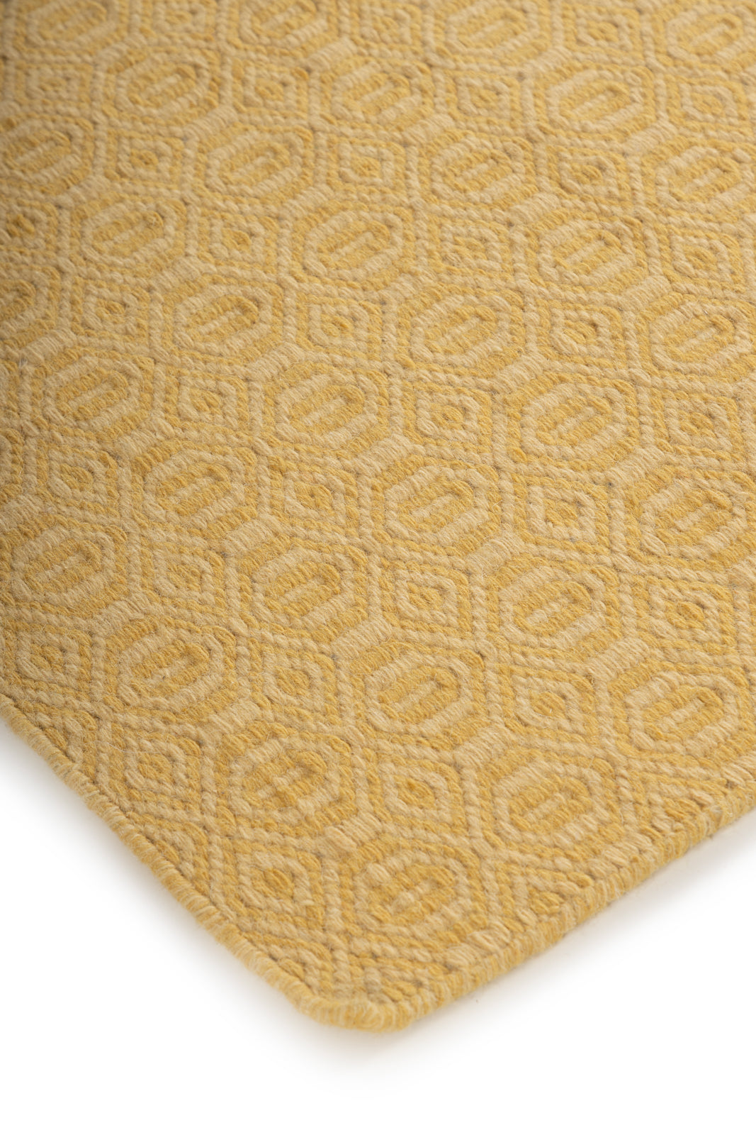 The Calm Horizon close-up showing wool textured weave
