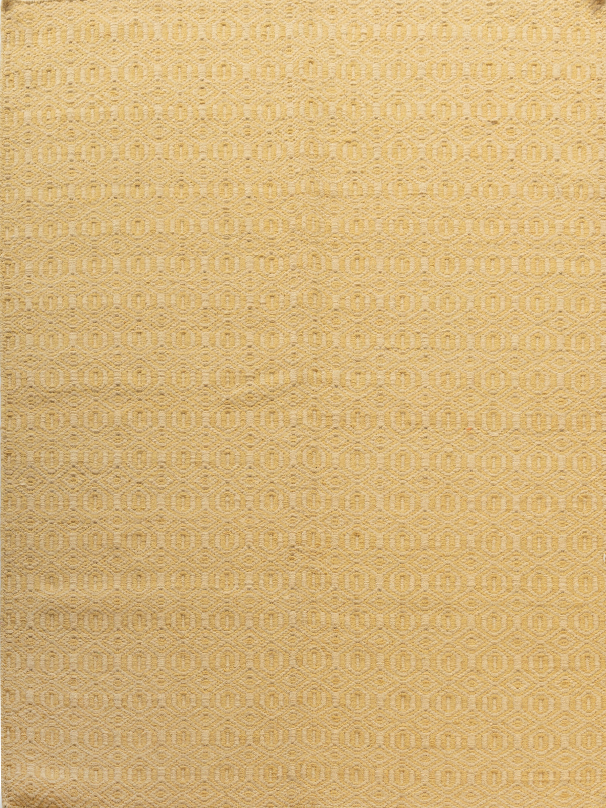 The Calm Horizon textured wool rug in yellow tones
