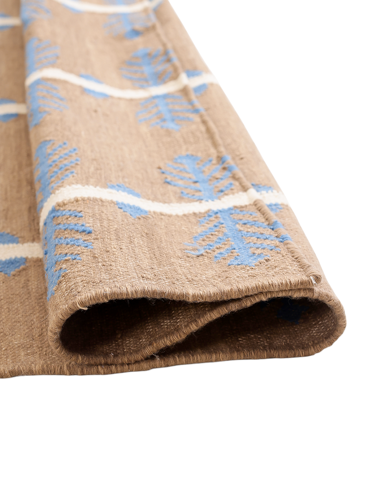 The Ethereal Ferns Rug - additional product view showing the wool rug