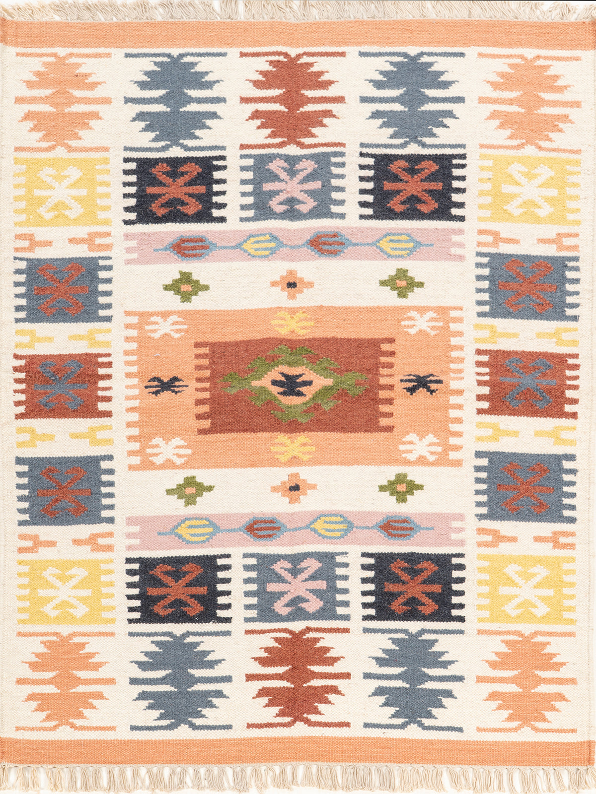 The Garden Tapestry Rug wool rug in multicoloured tones
