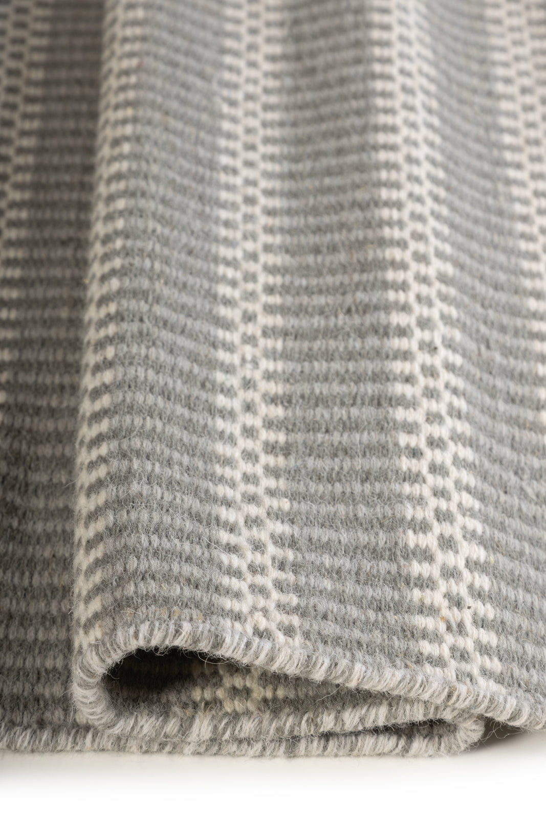 The Linear Calm - additional product view showing the wool rug