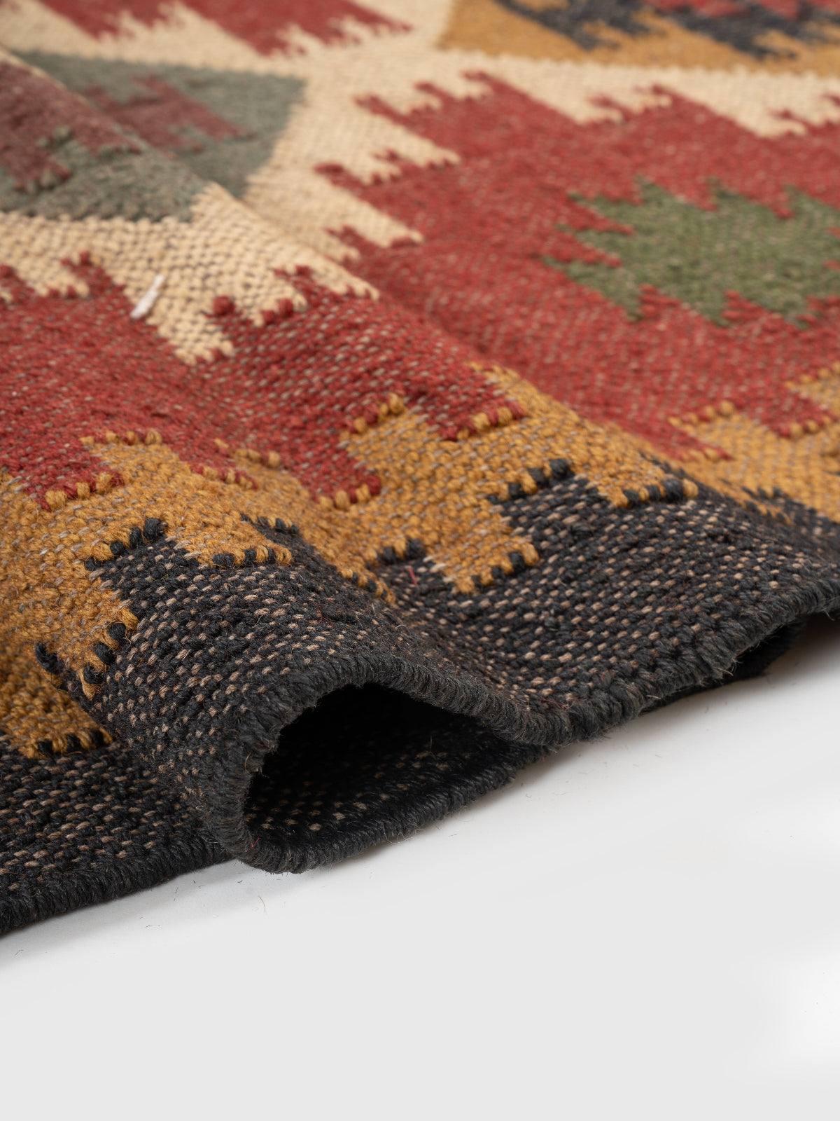 The Lunar Arrowhead - additional product view showing the wool rug
