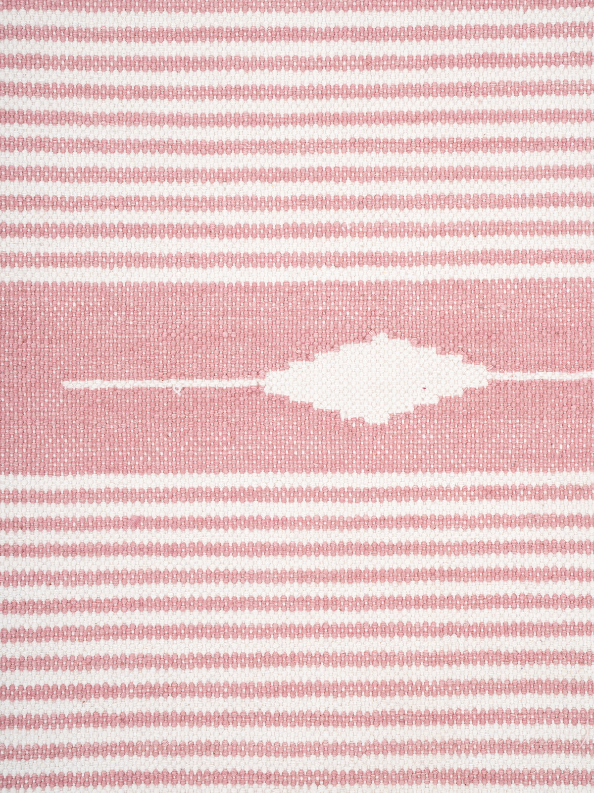 The Petal Path Runner - cotton runner laid in a hallway view