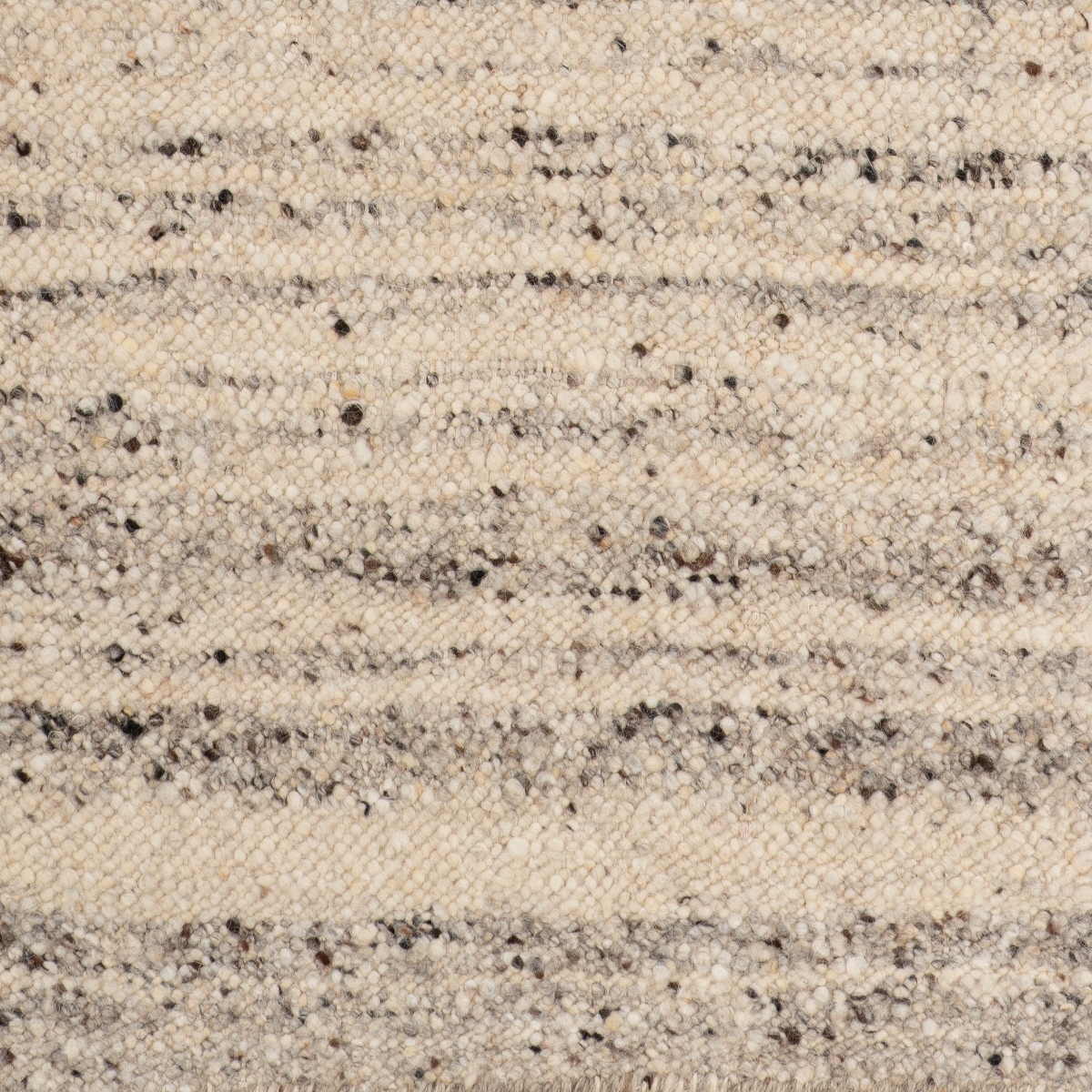 The Speckle Rug wool rug in neutral tones, overhead view