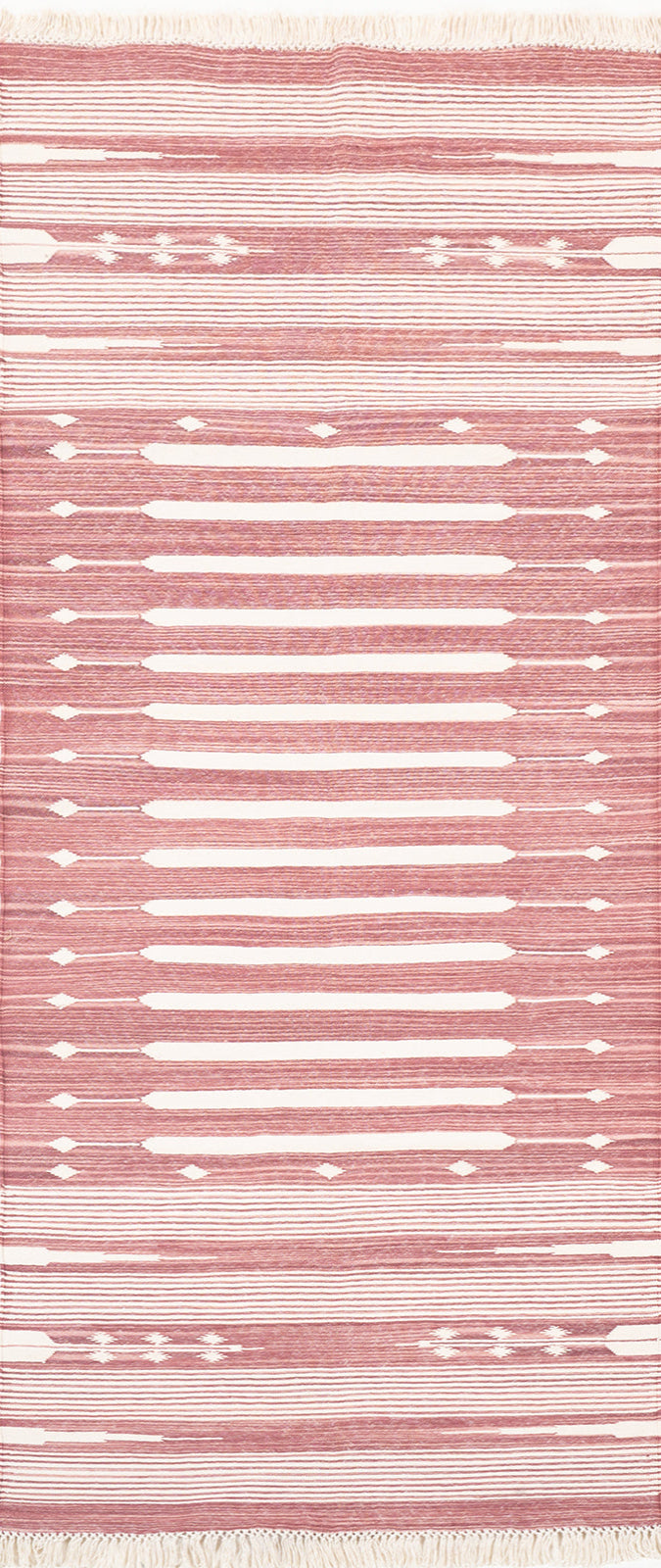 The Subtle Bloom Runner-Pink in cotton